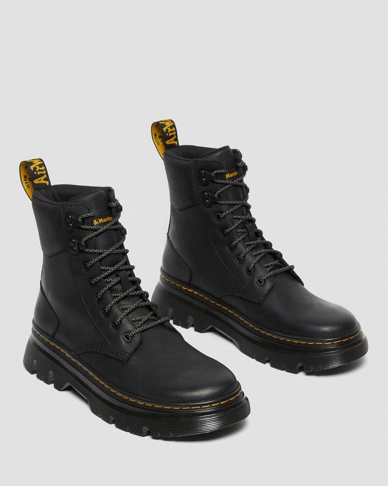 Dr Martens Tarik Wyoming Læder Fritidsstøvler Dame Sort | DK 96XYU